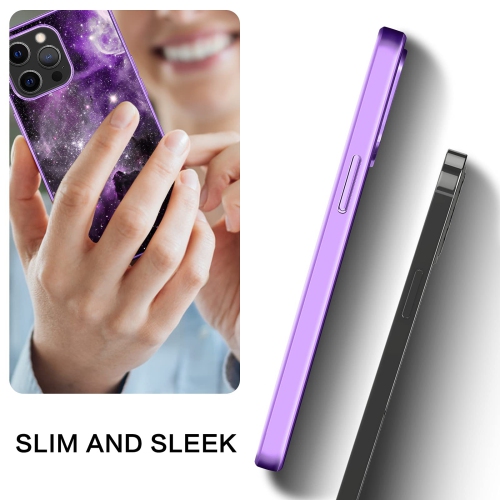 BENTOBEN iPhone 13 Pro Max Case Glow in The Dark Slim Fit Soft Flexible Bumper Protective Shockproof Anti Scratch Non-Slip C