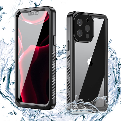 HLD  Waterproof Case for Iphone 13 Pro Max, Dingxin Shockproof Dirt-Proof Snow-Proof Cover Full-Body Protective Built-In Screen P