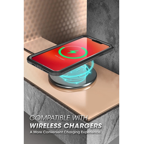 SUPCASE Unicorn Beetle Pro Series Case for iPhone 13 Mini 5.4 Inch, Built-in Screen Protector Full-Body Rugged Holster Case (Black)