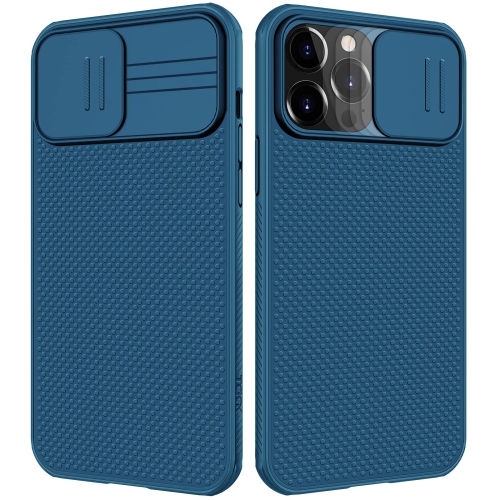 Tcick Compatible with iPhone 13 Pro Max Case with Slide Camera Cover Protection, Hard PC Back and Soft Bumper Edge Design fo