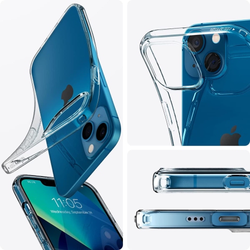 Spigen Liquid Crystal Designed for Apple iPhone 13 Case - Crystal Clear