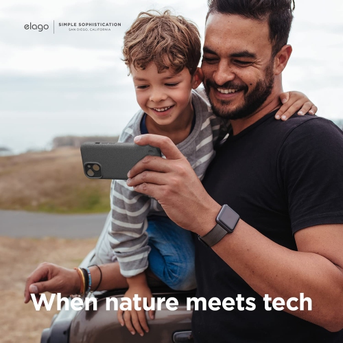 elago Pebble Compatible with iPhone 13 Case 6.1 Inch, Shockproof Protective Cover, Special Pebble Coated Surface, Enhanced C