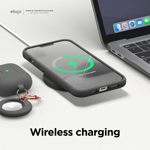 elago Pebble Compatible with iPhone 13 Case 6.1 Inch, Shockproof Protective Cover, Special Pebble Coated Surface, Enhanced C