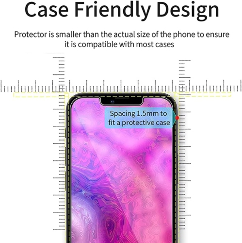 3+3 Pack LK 3Pack Screen Protector Compatible for iPhone 13 6.1-inch with 3Pack Camera Lens Protector, Anti-Scratch Easy-In