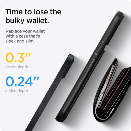 Spigen Slim Armor CS Designed for Apple iPhone 13 Case - Black