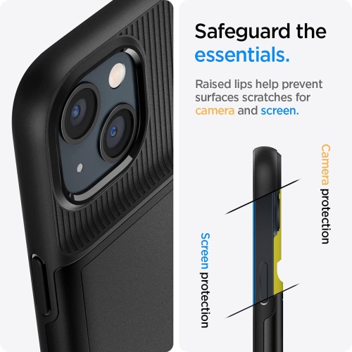 Spigen Slim Armor CS Designed for Apple iPhone 13 Case - Black