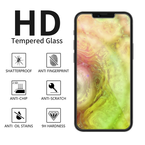 3 Pack Tempered Glass Screen Protector and 3 Pack Camera Lens Protector Combo With Simple Installation, Scratch Resistance & Thin Design Compatible