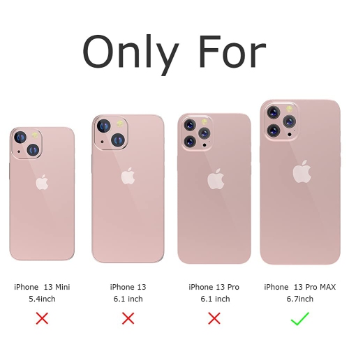 Compatible avec l’étui iPhone 13 Pro Max, l’étui transparent pour iPhone 13 Pro Max et la béquille rotative en TPUR souple ajusté avec béquille