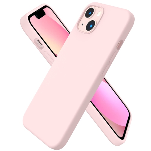 Image 1 of 9.. ORNARTO Compatible with iPhone 13 Case 6.1, Slim Liquid Silicone 3 Layers Full Covered Soft Gel Rubber Case Cover 6.1 inch-C