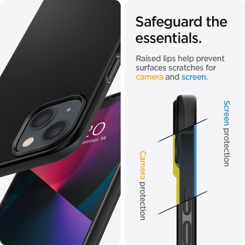 Spigen Thin Fit Designed for Apple iPhone 13 Case - Black