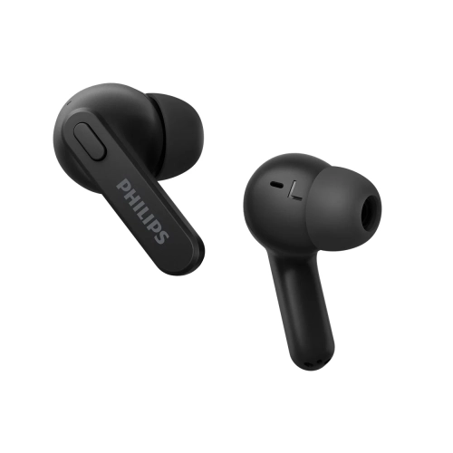 Philips T2206 True Wireless Headphones with IPX4 Water Resistance, Super-Small Charging case, Integrated Controls, Built-in Microphone, Up to 18