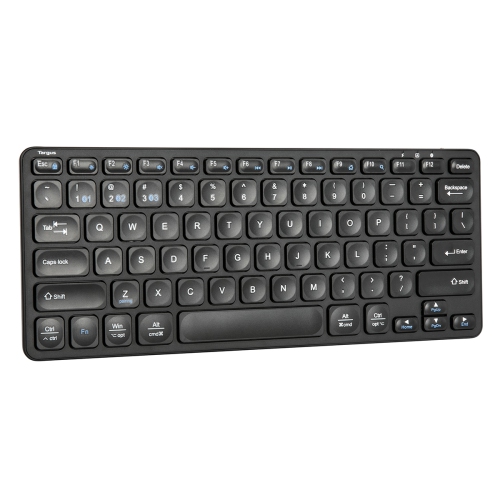 Targus Full-Size Multi-Device Bluetooth Keyboard – 104-Key QWERTY Layout, Connect Up to 3 Devices, Compatible with Chrome OS, Windows, macOS, iOS,