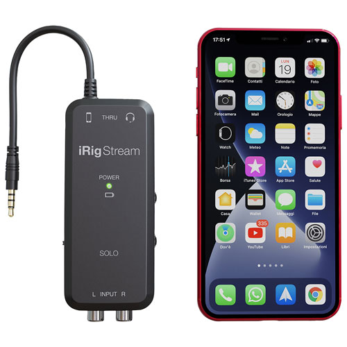 iRig Stream Solo Streaming Audio Interface