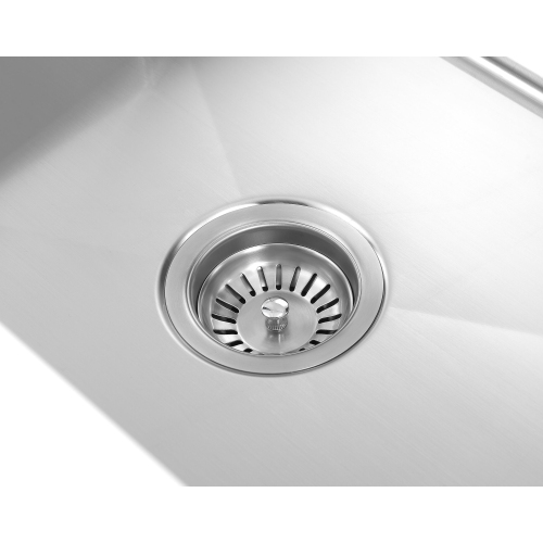 Ancona – évier de cuisine à un bol de 30 po Holbrook, pierre pure, blanc