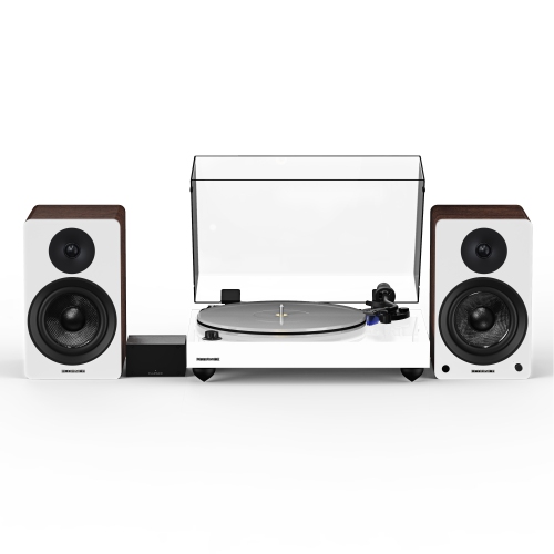 FLUANCE  Rt85 Reference High Fidelity Vinyl Turntable, Pa10 Phono Preamp And Ai41 Powered 5" Stereo Bookshelf Speakers