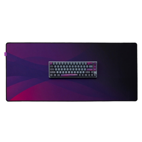 ONEofZERO Large Premium Desk Pad for Home, Office and Gaming, Anti-Slip Rubber Bottom Boundless and Sound Dampening, 40cm x 90cm (W), IODINE