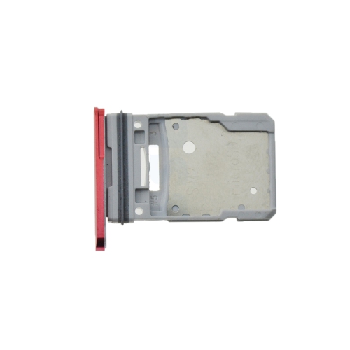 Replacement Dual Sim With Micro SD Card Holder Tray For Samsung Galaxy S20 FE 5G - Cloud Red