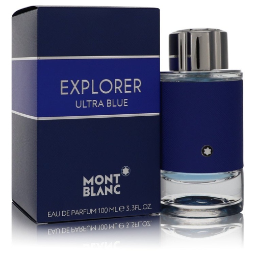 Mont Blanc Explorer Ultra Blue 3.3oz/100ml Eau De Parfum Spray For Men, Size: 3.3 Ounce / 100 ml