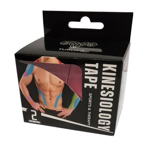 Kinesiology Tape 2" x 16' for Sports and Therapy, Reduces Inflammation, Suppresses Pain, Stimulates Muscles - Pink
