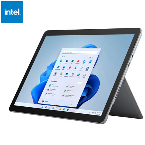 Microsoft Surface Go 3 10.5" 128GB Windows 11 S Tablet with Intel Pentium Gold 6500Y - Platinum