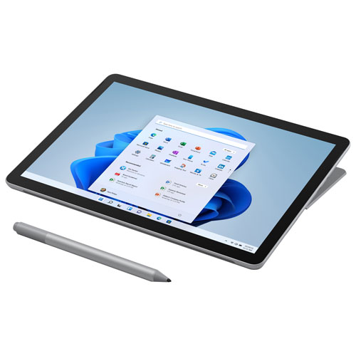 Microsoft Surface Go 3 10.5" 128GB Windows 11 S Tablet with Intel Core i3-10100Y - Platinum