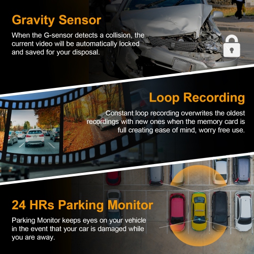 Rexing M2 Smart Dual Channel Mirror Dash Cam 12″ Touch Screen w/ BSD ADAS