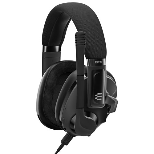 Casque de jeu hybride avec fil/Bluetooth H3 d'EPOS - Noir