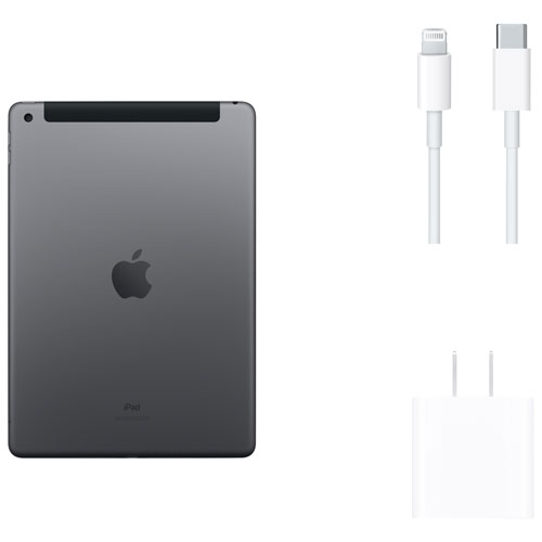 Rogers Apple iPad 10.2" 64GB with Wi-Fi & 4G LTE (9th Generation) - Space Grey