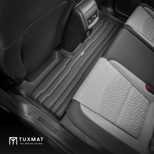 Tuxmat - pour les modèles Equinox 2018-2024 de Chevrolet - Tapis d'auto sur mesure - Couverture maximale, toutes saisons, laser mesuré - cet ensemble