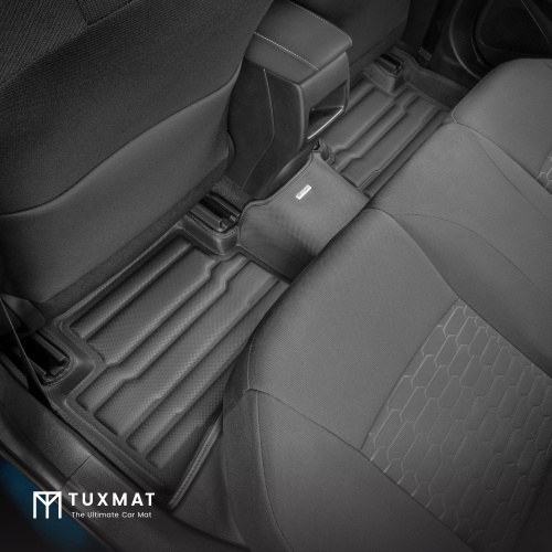 TuxMat - For Toyota Corolla Hatch FWD 2019-2026 Models - Custom Car Mats - Maximum Coverage, All Weather, Laser Measured - This Full Set Includes 1st