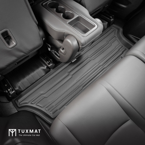 TuxMat - For Honda Odyssey 2018-2026 Models - Custom Car Mats - Maximum Coverage, All Weather, Laser Measured - This Full Set Includes 1st, 2nd and