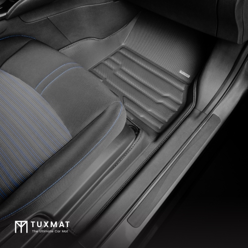 Tuxmat - pour les modèles Nissan Leaf 2018-2025 - Tapis de voiture personnalisé - Couverture maximale, toutes saisons, laser mesuré - cet ensemble