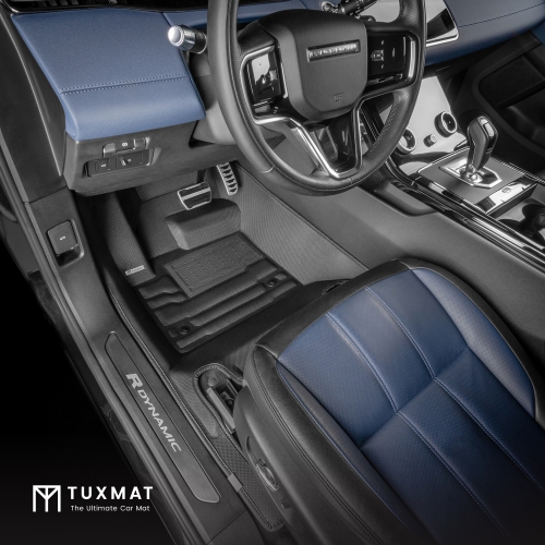 TuxMat - For Land Rover Range Rover Evoque 2020-2026 Models - Custom Car Mats - Maximum Coverage, All Weather, Laser Measured - This Full Set