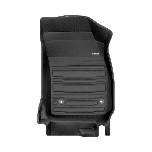 TuxMat - For Cadillac XT4 2019-2025 Models - Custom Car Mats - Maximum Coverage, All Weather, Laser Measured - This Full Set Includes 1st and 2nd Rows