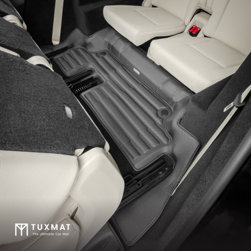 TuxMat - For Mercedes-Benz GLE 7-Seater 2020-2026 Models - Custom Car Mats - Maximum Coverage, All Weather, Laser Measured - This Full Set Includes