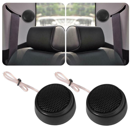 1 Pair Car Dome Tweeter Speakers 98dB 100W Super Power Audio Loudspeakers