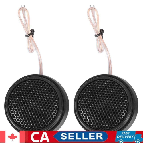 1 Pair Car Dome Tweeter Speakers 98dB 100W Super Power Audio Loudspeakers