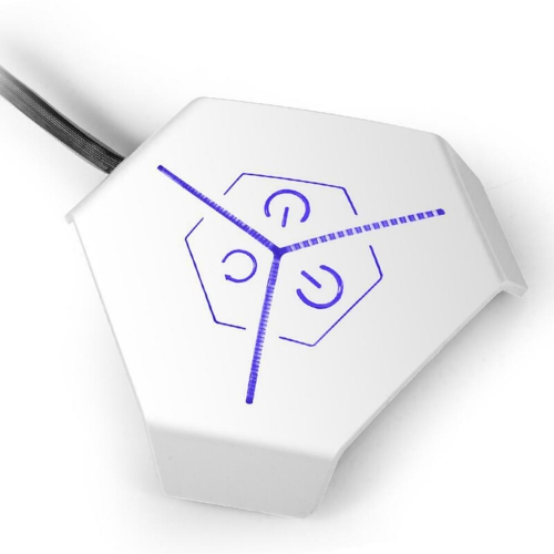 V6 Dual USB Ports Waterproof Desktop PC Case Power Supply Button Switch