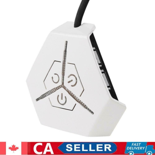 V6 Dual USB Ports Waterproof Desktop PC Case Power Supply Button Switch