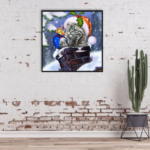 Christmas 5D DIY Full Round Drill Diamond Painting Craft Kits