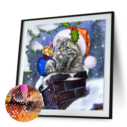 Christmas 5D DIY Full Round Drill Diamond Painting Craft Kits