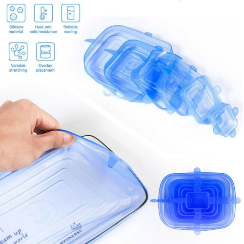 Silicone Stretch Lid Bowl Pot Food Fresh Seal Cover