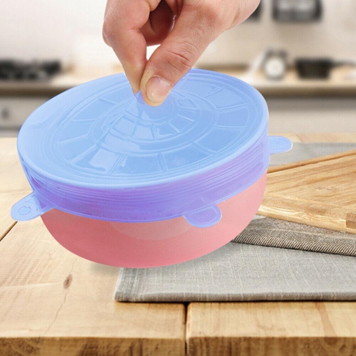 Silicone Stretch Lid Bowl Pot Food Fresh Seal Cover