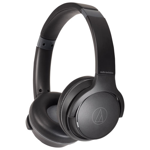 Audio Technica ATH-S220BT Over-Ear Sound Isolating Bluetooth Headphones - Black