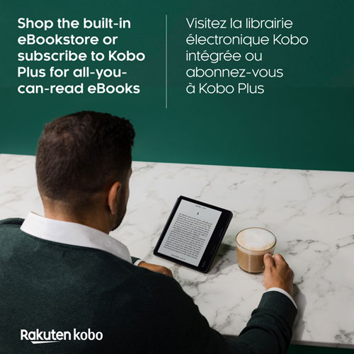Kobo Sage HD 8" Digital eReader with Touchscreen (N778-KU-BK-K-EP) - Black
