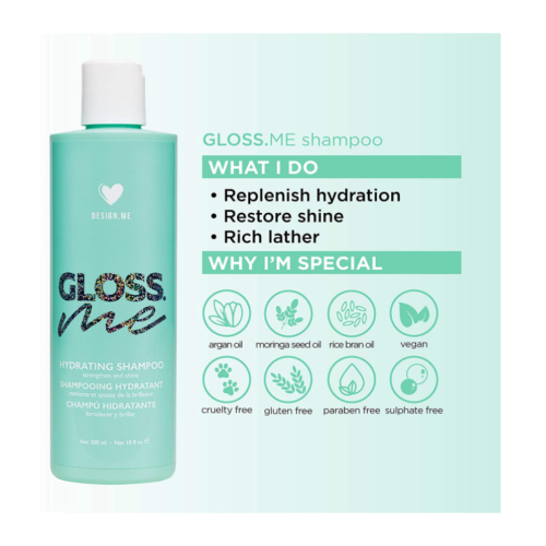 Design.ME Gloss.Me Hydrating Shampoo - 1L