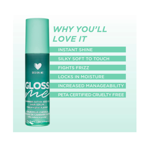 Design.ME Gloss.Me Hair Serum with Argan Oil - 80mL