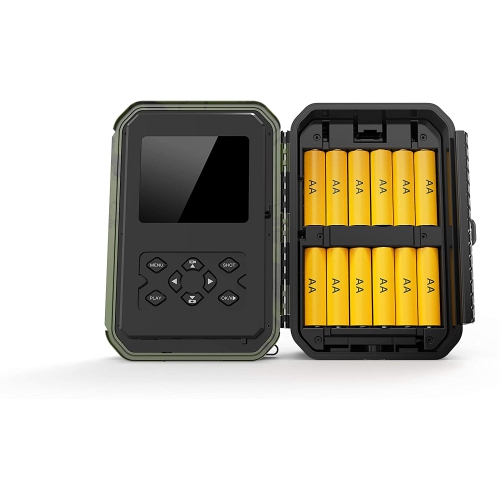 Rexing Woodlens H3 Trail Camera with Electronic Animal Caller and Night Vision Recording - Green