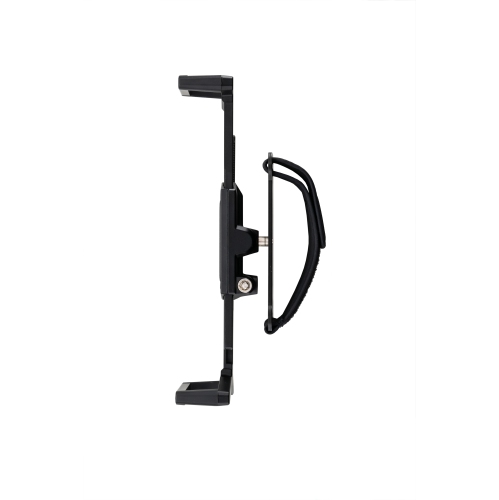 CTA Digital Adjustable Anti-Theft Security Grip with Hand Strap for 17.78-cm to 33.02-cm (13-in) Tablets - Black