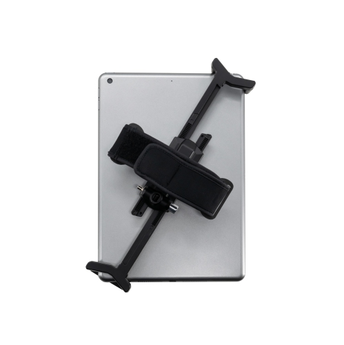 CTA Digital Adjustable Anti-Theft Security Grip with Hand Strap for 17.78-cm to 33.02-cm (13-in) Tablets - Black